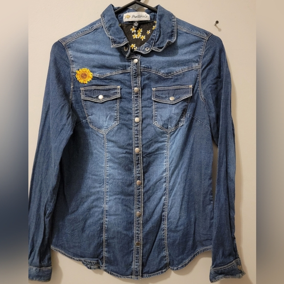 Montana Co. Denim Rodeo Button-up Shirt - Picture 2 of 4